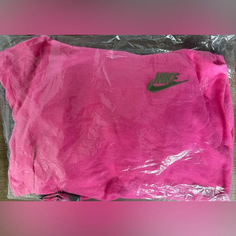 NEW Nike Pullover Hoodie & Pink Green Leggings Set, Toddler size 2T